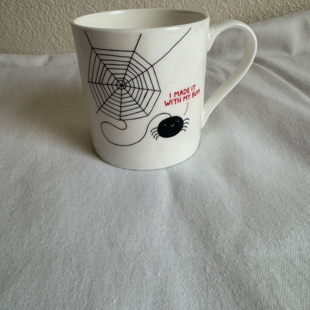 White Spider mug by Gemma Correll